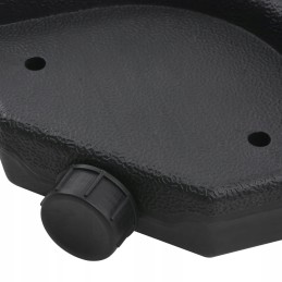 Sodo skėtis su nešiojamu pagrindu, taupe!