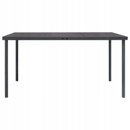 Vidaxl 5 dalių sodo baldų komplektas, plieninis