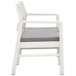 4 dalių sodo poilsio komplektas, plastikinis