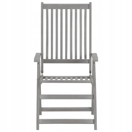 Sulankstomos sodo kėdės su pagalvėlėmis, 3 vnt.,