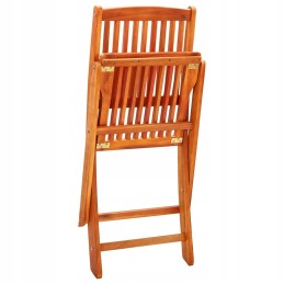 Lumarko sulankstomos sodo kėdės, 6 vnt., kietas dr