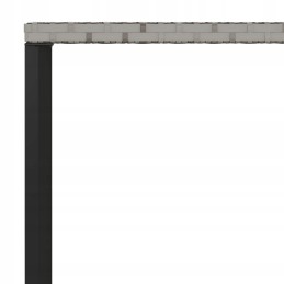 2 dalių sodo baldų komplektas su pagalvėlėmis, pilka p