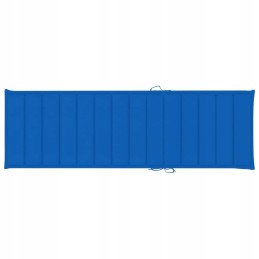 Vidaxl dvivietis šezlongas su kobalto mėlynos spalvos pagalvėlėmis, impregnuota pušis