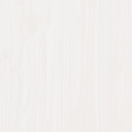 3 dalių sodo sofos komplektas, su pagalvėmis, baltas, pušinis