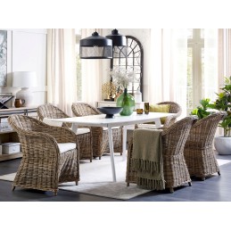 Natūralaus rotango sodo fotelis Susua Lumarko!