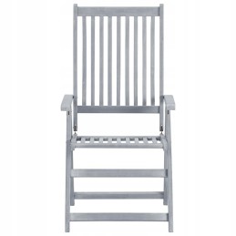 Sulankstomos sodo kėdės su pagalvėlėmis, 3 vnt., akacijos masyvo lumarko!