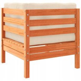 3 dalių sodo baldų komplektas su pagalvėlėmis, vašku