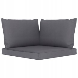 5 dalių sodo poilsio komplektas, antracitas