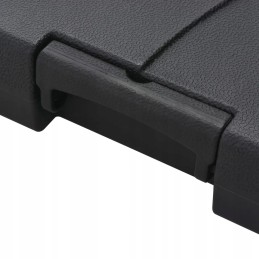 Vidaxl sodo skėtis su nešiojamu pagrindu, žalias