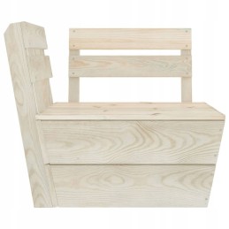 Vidaxl 5 dalių Padėklų baldų komplektas sodui, impregnuota eglė