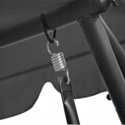 Sulankstomos sodo sūpynės 2in1, pilkos pagalvėlės