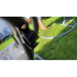 Sulankstomos sodo sūpynės 2in1, pilkos pagalvėlės