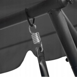 Sulankstomos sodo sūpynės 2in1, pilkos pagalvėlės