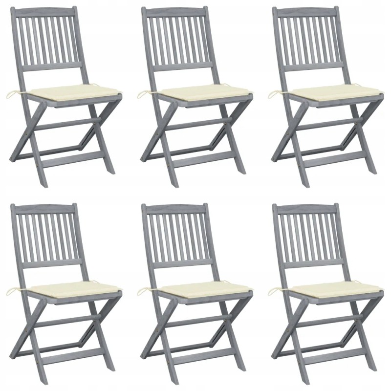 6 medinių valgomojo kėdžių komplektas su pagalvėlėmis