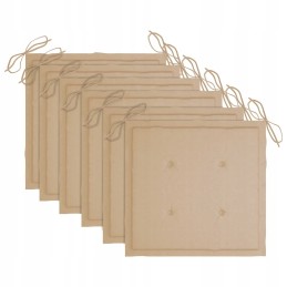 6 sulankstomų valgomojo kėdžių rinkinys su pagalvėlėmis, akacijos mediena, pilka