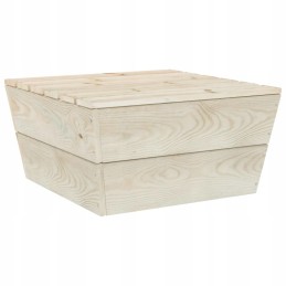 Sodo poilsio komplektas su padėklais, 5 dalių, kreminis