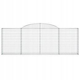 Gabiono krepšeliai, 3 vnt, 300x30x100/120 cm, cinkuota geležis