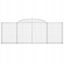 Gabiono krepšeliai, 3 vnt, 300x30x100/120 cm, cinkuoti