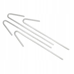 Geo tinklelio kaiščiai 30 vnt 30cm fi6 mm tinklelis plieninis ekologinis kaištis