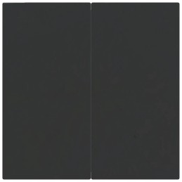 Elegantiškas juodos spalvos sodo baldų komplektas, 4 kėdės, stalas