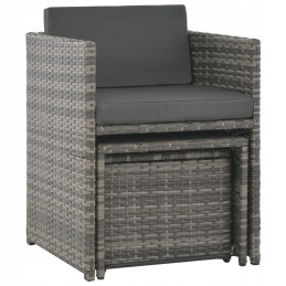 7 dalių sodo baldų komplektas + pagalvės,