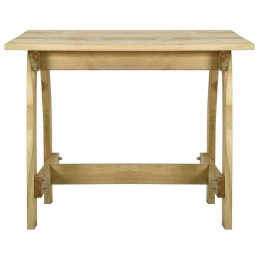 dalių sodo baldų komplektas iš impregnuotos pušies medienos