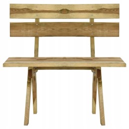 dalių sodo baldų komplektas iš impregnuotos pušies medienos