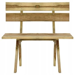 dalių sodo baldų komplektas iš impregnuotos pušies medienos