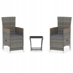 Technorattan sodo baldų komplektas, rotango baldų komplektas terasai, balkonui