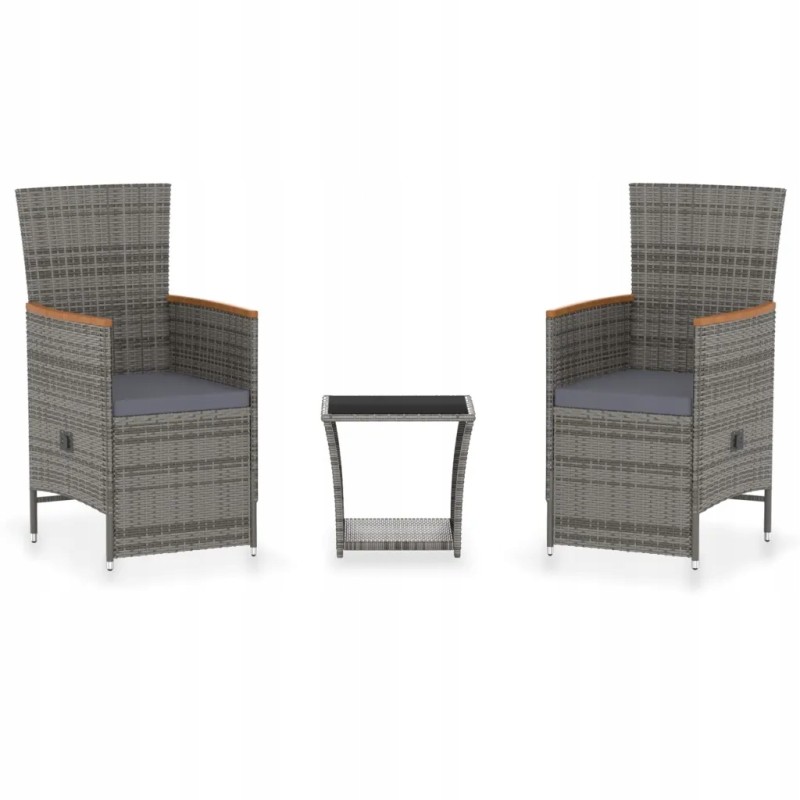 Technorattan sodo baldų komplektas, rotango baldų komplektas terasai, balkonui