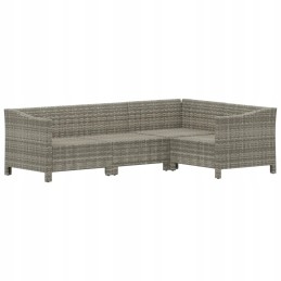 „Technorattan“ balkono sodo baldų komplektas, su sodo baldais