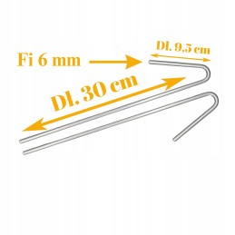 Inkariniai kaiščiai neaustiniam geotinkleliui
