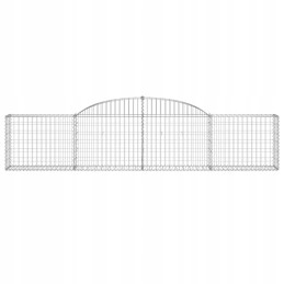 Gabiono krepšeliai, 3 vnt, 300x30x60/80 cm, cinkuota geležis