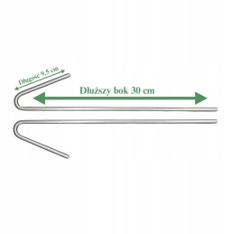 Inkariniai kaiščiai neaustiniam geotinkleliui