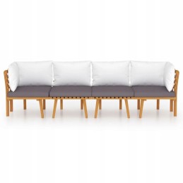 Acacia sodo baldų komplektas - pilnas, patogus, ilgaamžis