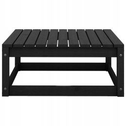 4 dalių juodos pušies sodo poilsio baldų komplektas