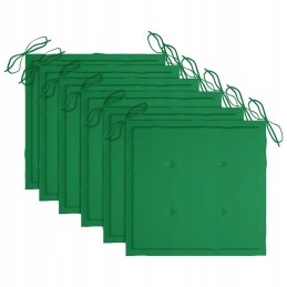 Sulankstomos sodo kėdės, 6 vnt., su pagalvėlėmis, akacijos mediena