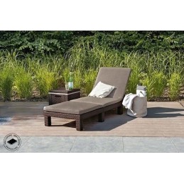 Daytona sodo gultas - kapučino