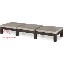 Daytona sodo gultas - kapučino