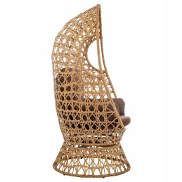 Sodo fotelis, šezlongas, kokonas kėdė, krepšelis, gandro lizdas su pagalve