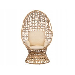 Sodo fotelis, šezlongas, kokonas kėdė, krepšelis, gandro lizdas su pagalve