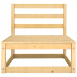 5 dalių pušies medienos sodo baldų komplektas