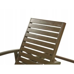 Sodo gultai iš tamsios akacijos medienos, amantės