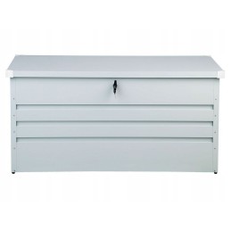 Metalinė sodo dėžė 400 l, šviesiai pilka cebrosa