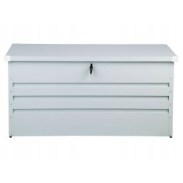 Metalinė sodo dėžė 400 l, šviesiai pilka cebrosa