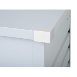 Metalinė sodo dėžė 400 l, šviesiai pilka cebrosa