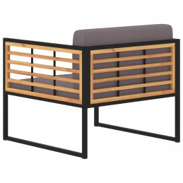 Sodo kėdės su pagalvėlėmis, 2 vnt., dar žinomos kaip medinės