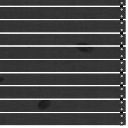 Vidaxl 6 dalių sodo sofos komplektas, juoda, pušies