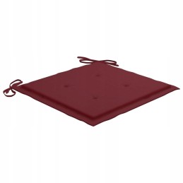 Sodo kėdės, 2 vnt, raudonos pagalvėlės, tikmedžio masyvo lumarko!