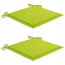 Sodo kėdės, 2 komplektas, šviesiai žalios pagalvėlės, lumarko tiko!